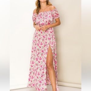 Blossoming Love Floral Maxi Dress